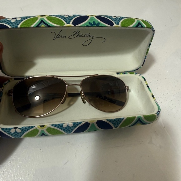 Vera Bradley Floral Patterned Sunglasses with Case lemon parfits main image 9